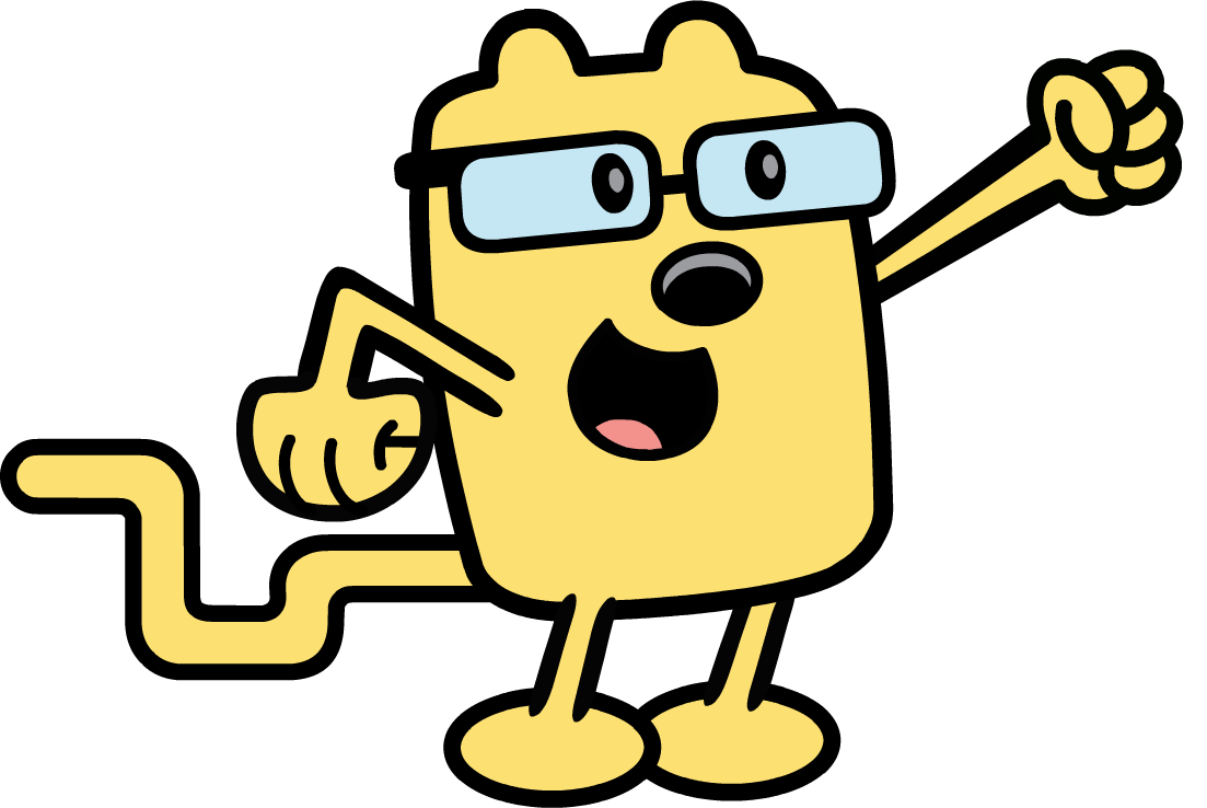 Wubbzy with glasses